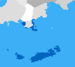 The Aquilian Kingdom at its maximal extent.
