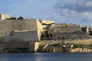 Bastion fortifications of the Isle of Eleusinia.